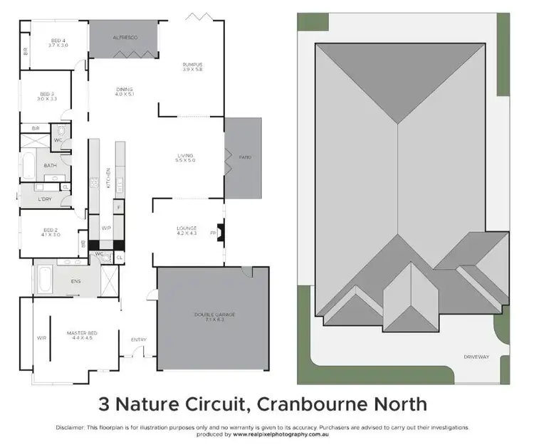 Floorplan of Homely house listing, 3 Nature Circuit, Cranbourne North VIC 3977