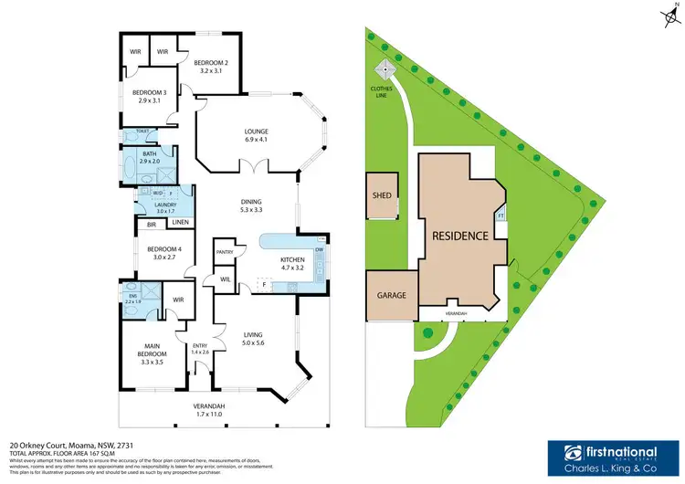 Floorplan of Homely house listing, 20 Orkney Court, Moama NSW 2731