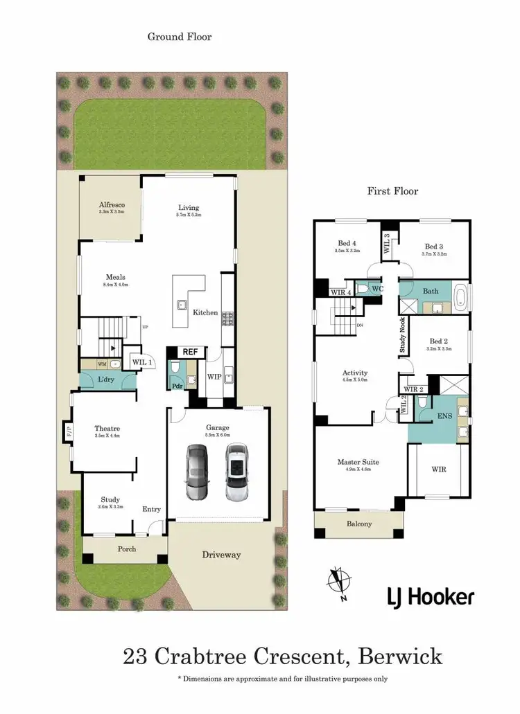 Floorplan of Homely house listing, 23 Crabtree Crescent, Berwick VIC 3806