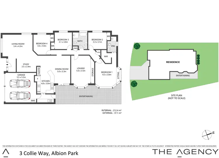 Floorplan of Homely house listing, 3 Collie Way, Albion Park NSW 2527