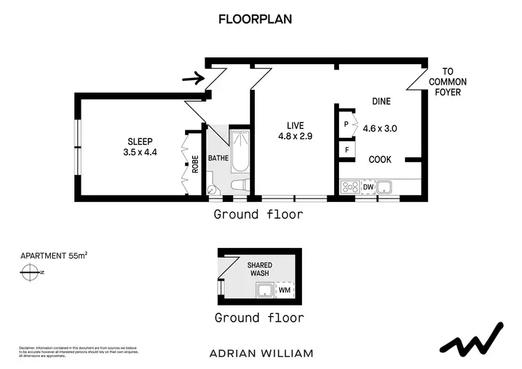 Floorplan of Homely apartment listing, 2/2A Yule Street, Dulwich Hill NSW 2203