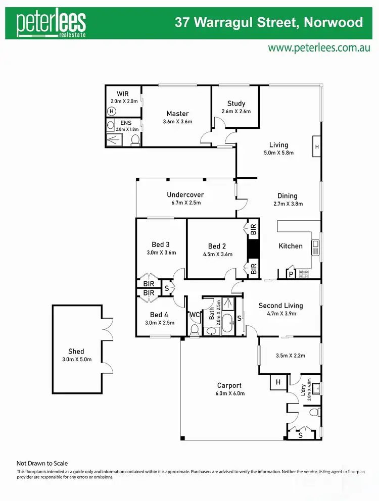 Floorplan of Homely house listing, 37 Warragul Street, Norwood TAS 7250