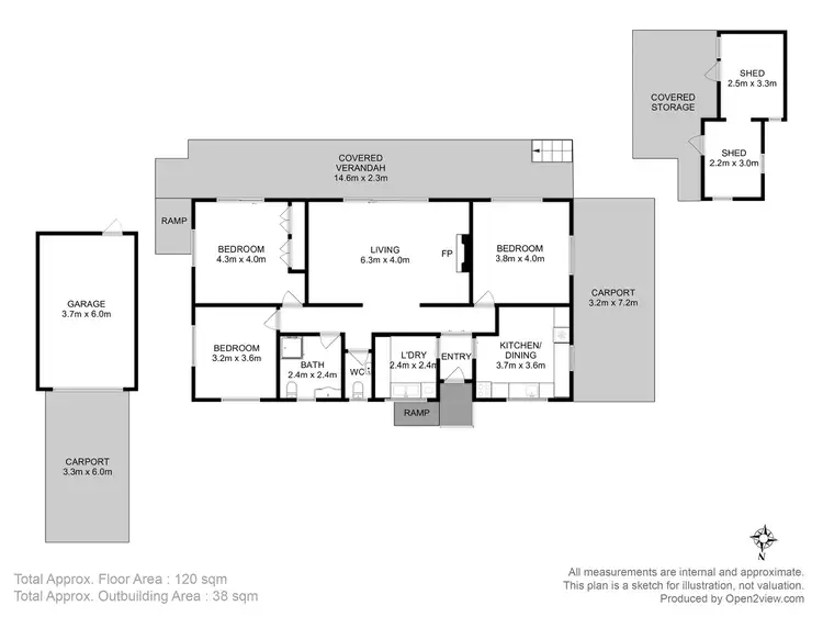 Floorplan of Homely house listing, 671 Primrose Sands Road, Primrose Sands TAS 7173