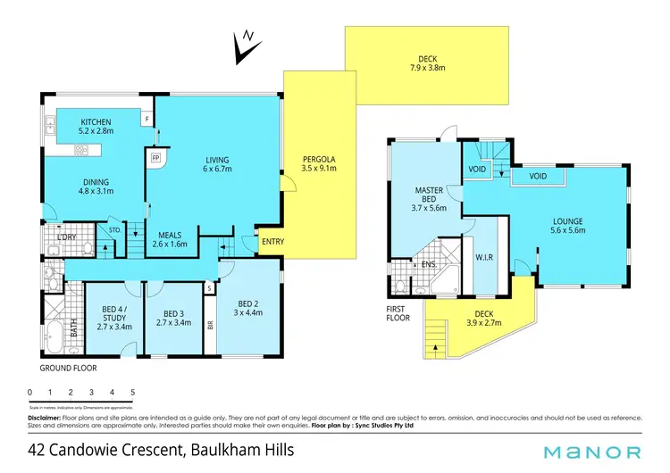 Floorplan of Homely house listing, 42 Candowie Crescent, Baulkham Hills NSW 2153