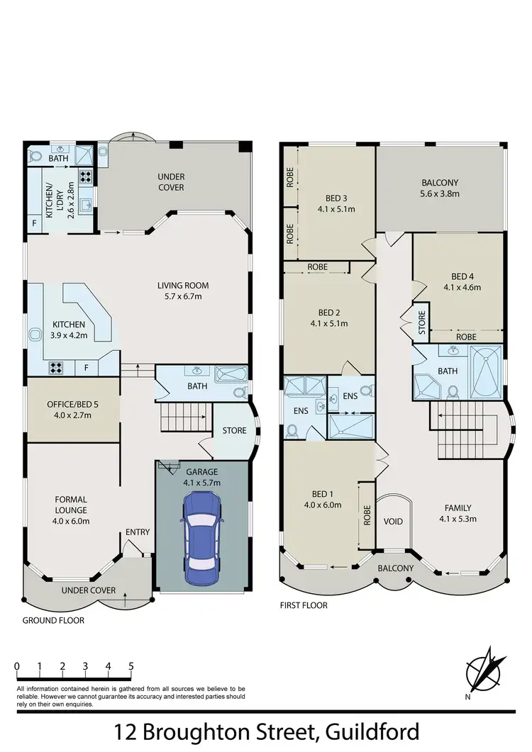 Floorplan of Homely house listing, 12 Broughton Street, Guildford NSW 2161