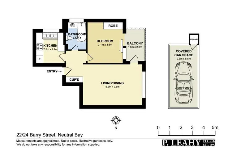 Floorplan of Homely unit listing, 22/24 Barry Street, Neutral Bay NSW 2089