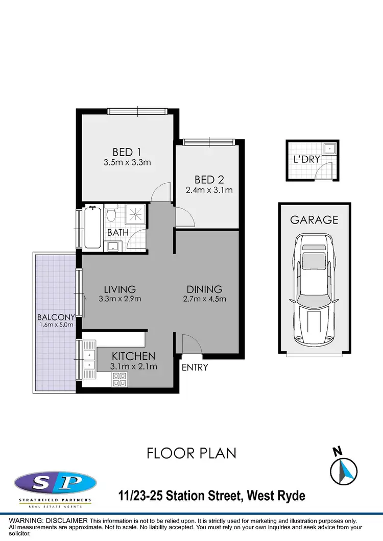 Floorplan of Homely apartment listing, 11/23-25 Station Street, West Ryde NSW 2114