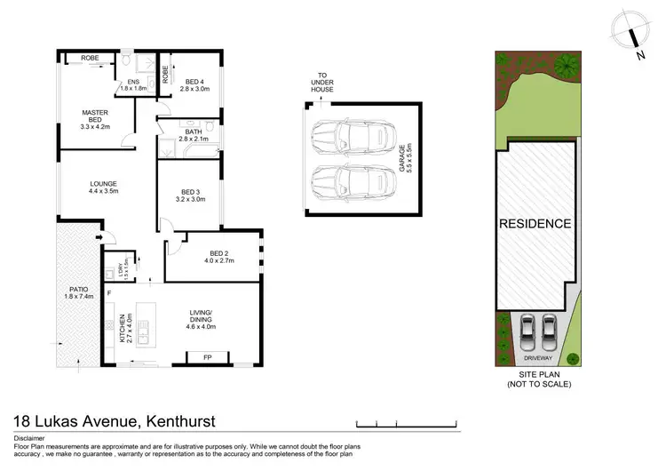 Floorplan of Homely house listing, 18 Lukas Avenue, Kenthurst NSW 2156