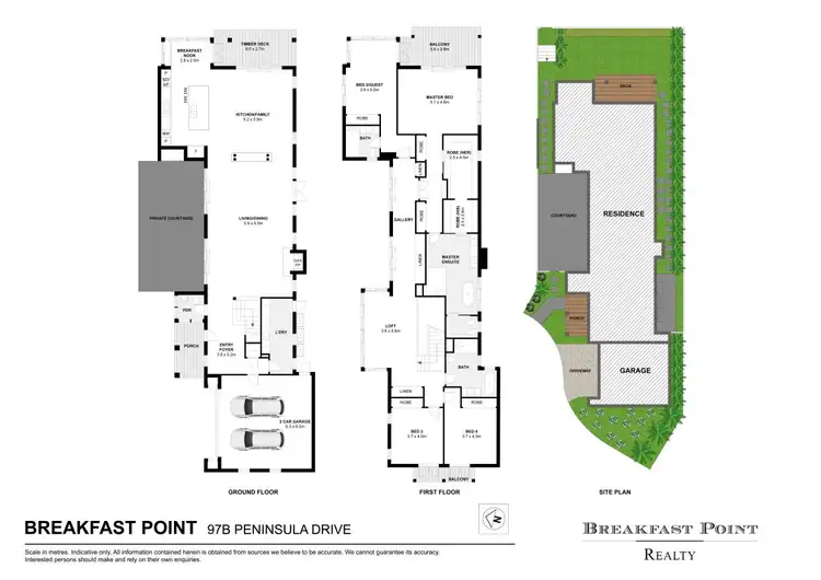 Floorplan of Homely house listing, 97B Peninsula Drive, Breakfast Point NSW 2137