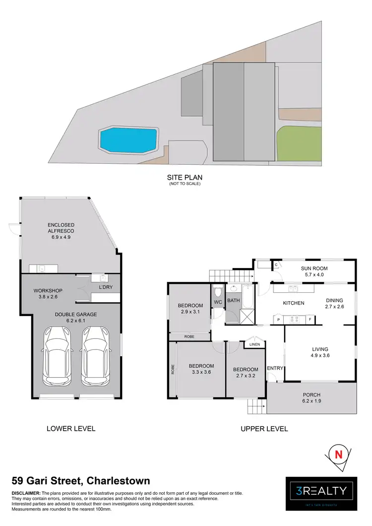 Floorplan of Homely house listing, 59 Gari Street, Charlestown NSW 2290