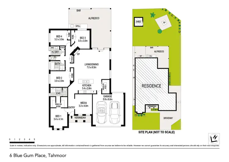 Floorplan of Homely house listing, 6 Blue Gum Place, Tahmoor NSW 2573