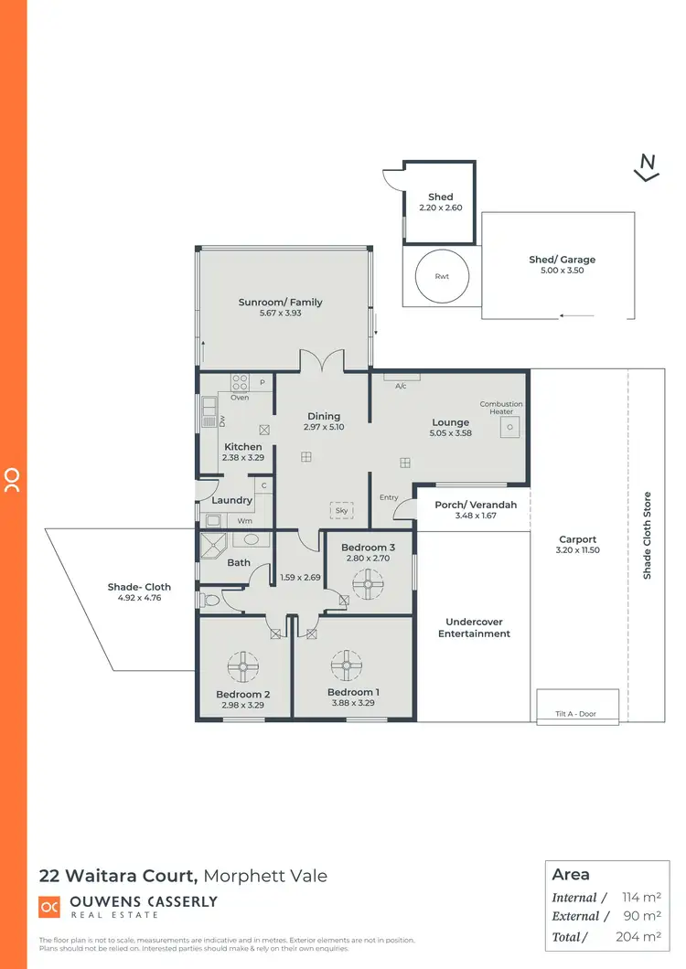 Floorplan of Homely house listing, 22 Waitara Court, Morphett Vale SA 5162