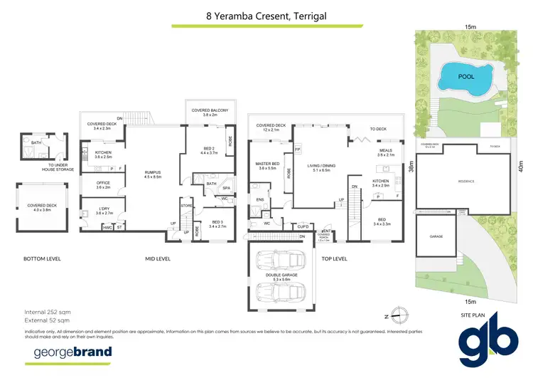 Floorplan of Homely house listing, 8 Yeramba Crescent, Terrigal NSW 2260