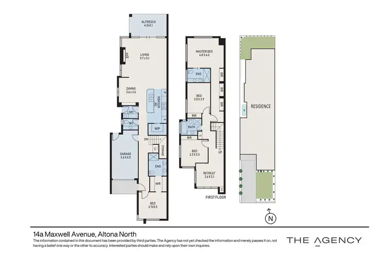 Floorplan of Homely house listing, 14A Maxwell Avenue, Altona North VIC 3025