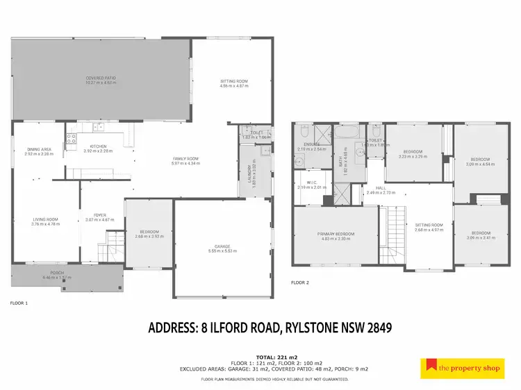 Floorplan of Homely house listing, 8 Ilford Road, Rylstone NSW 2849
