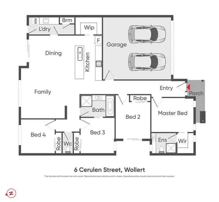 Floorplan of Homely house listing, 6 Cerulean Street, Wollert VIC 3750