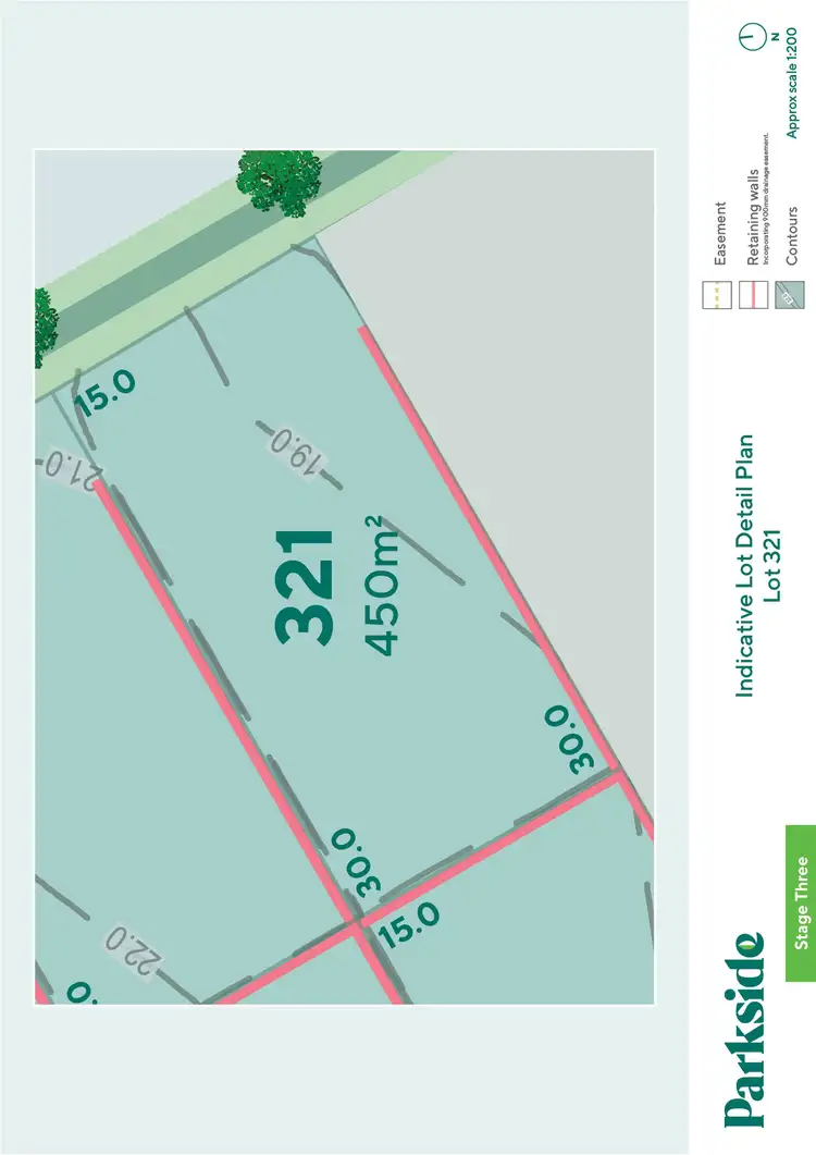 Floorplan of Homely land listing, LOT 321 Stage 3, Part Lot 163 Summit Street, Stream Hill NSW 2526