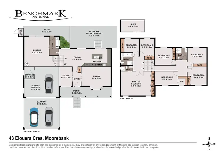 Floorplan of Homely house listing, 43 Elouera Crescent, Moorebank NSW 2170
