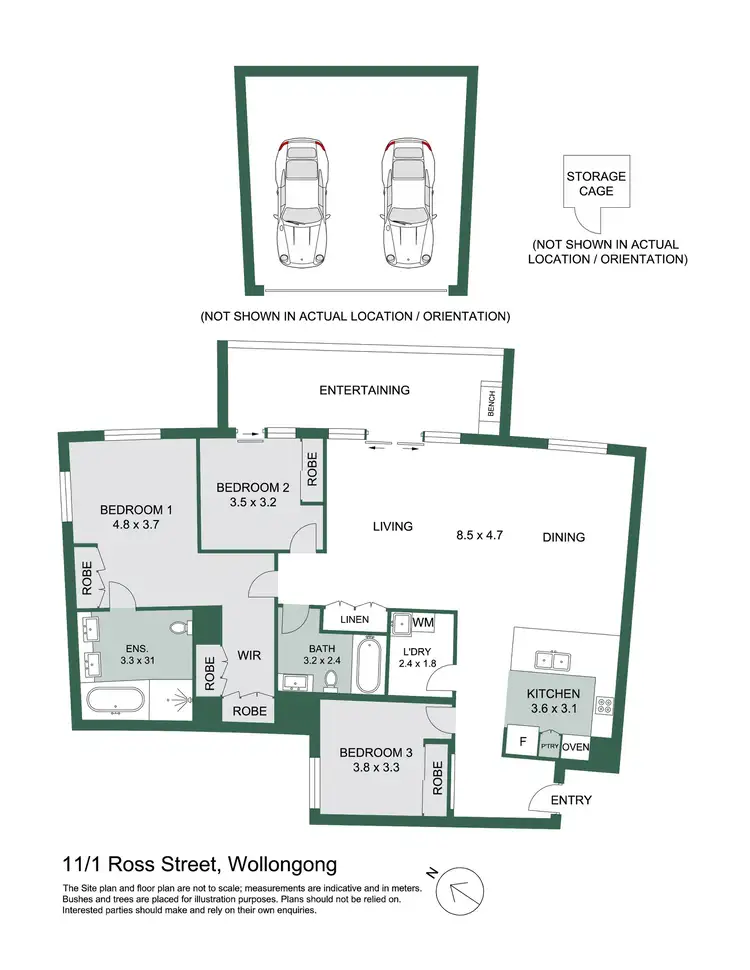 Floorplan of Homely apartment listing, 11/1 Ross Street, Wollongong NSW 2500