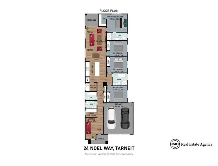 Floorplan of Homely house listing, 24 Noel Way, Tarneit VIC 3029