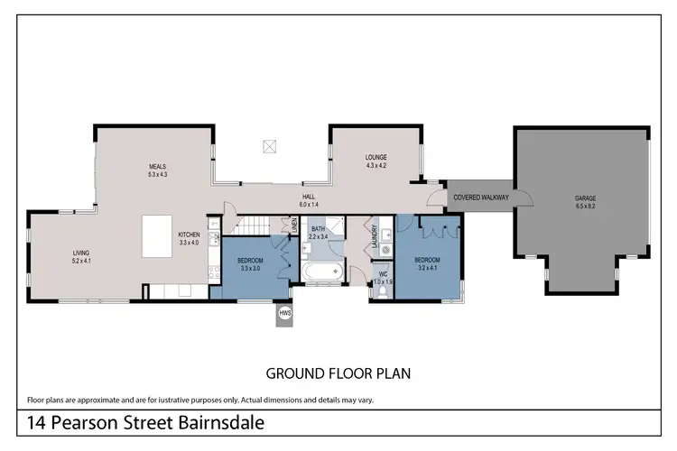 Floorplan of Homely house listing, 14 Pearson Street, Bairnsdale VIC 3875