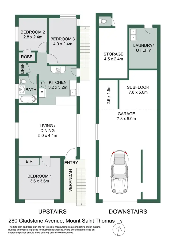 Floorplan of Homely house listing, 280 Gladstone Avenue, Mount Saint Thomas NSW 2500