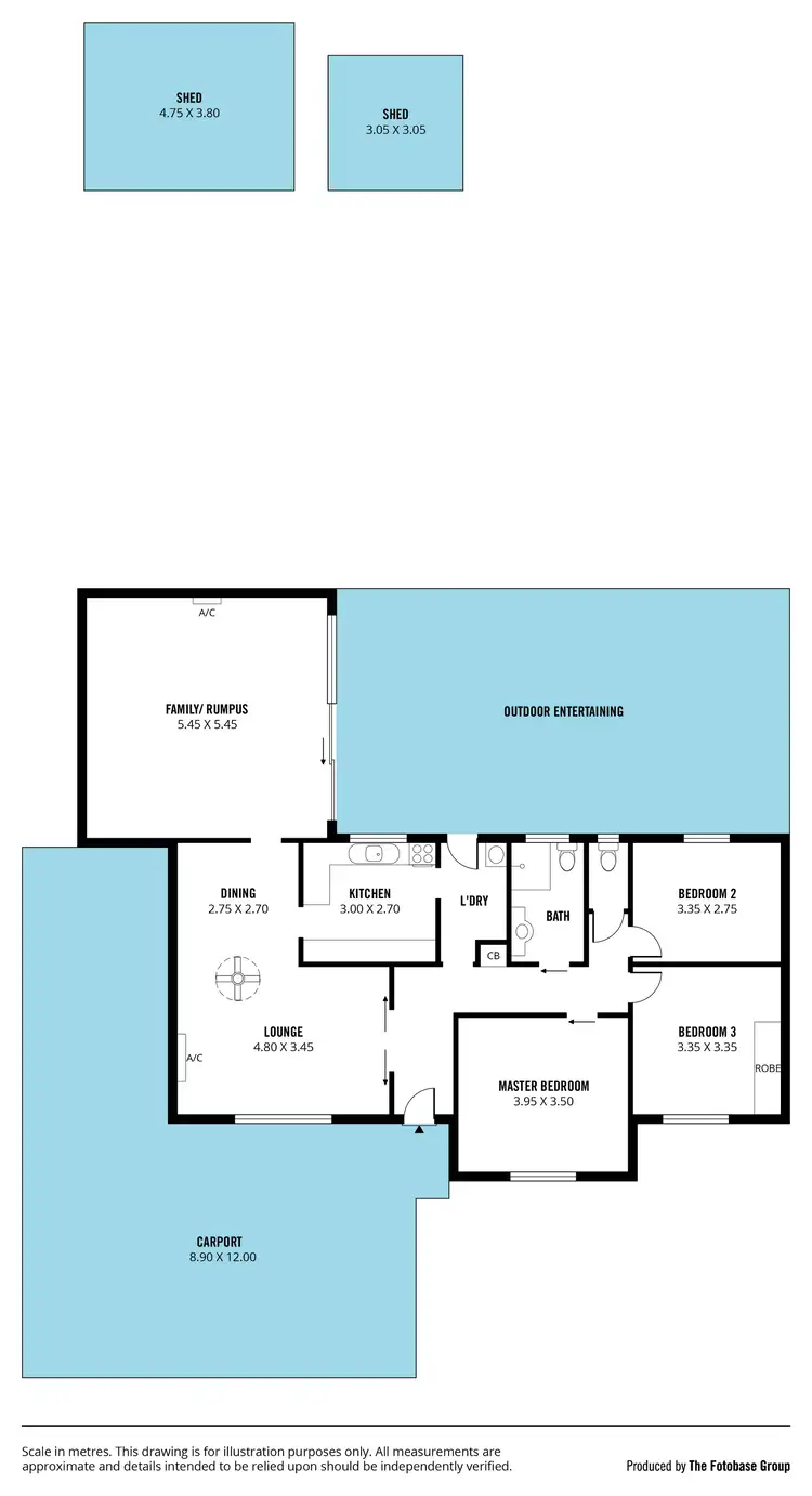 Floorplan of Homely house listing, 36 David Terrace, Morphett Vale SA 5162