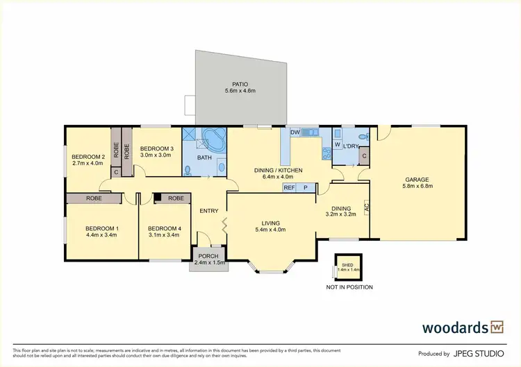 Floorplan of Homely house listing, 28 Kingsley Drive, Sunbury VIC 3429