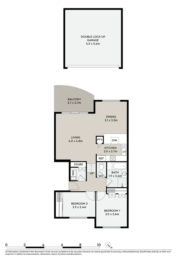 Floorplan of Homely apartment listing, 21/51-57 Railway Parade, Engadine NSW 2233