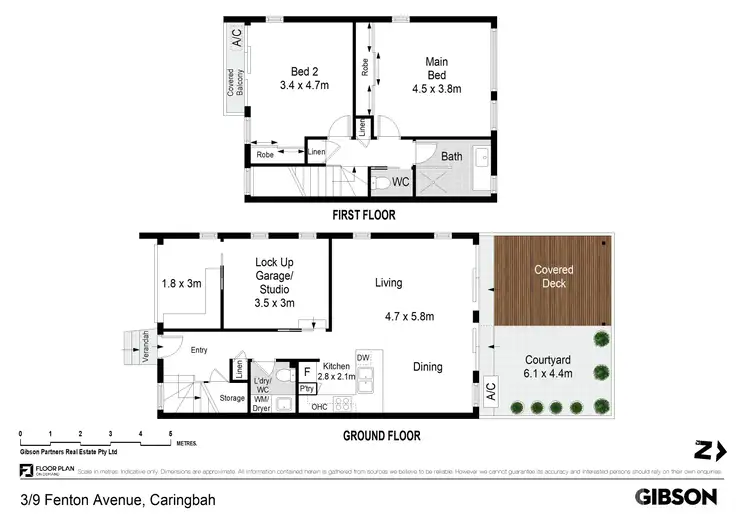 Floorplan of Homely townhouse listing, 3/9 Fenton Avenue, Caringbah NSW 2229