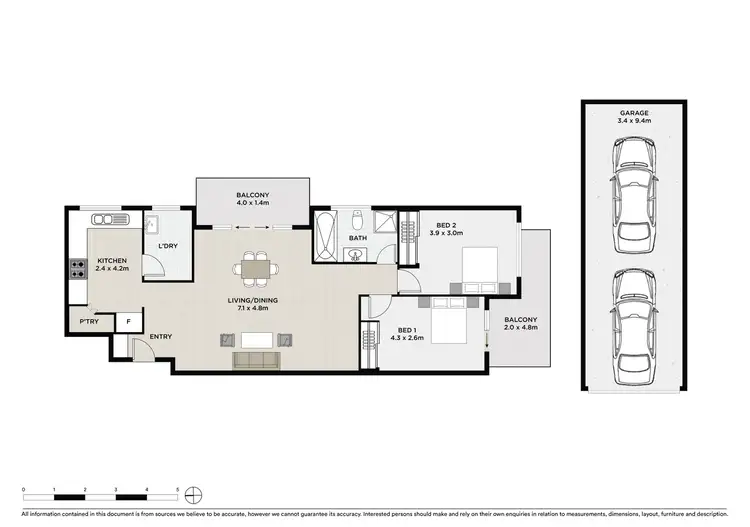 Floorplan of Homely unit listing, 5/12 O'Reilly Street, Parramatta NSW 2150