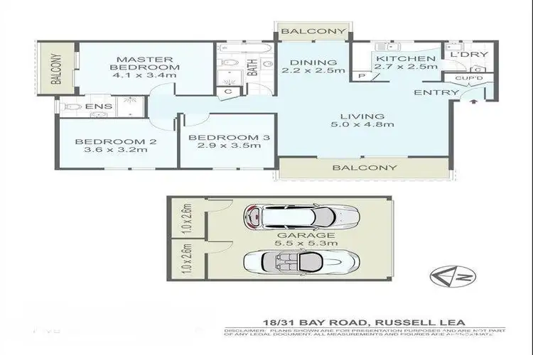 Floorplan of Homely apartment listing, 18/31 Bay Road, Russell Lea NSW 2046