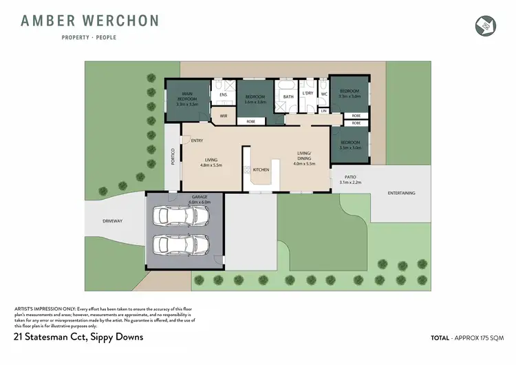 Floorplan of Homely house listing, 21 Statesman Circuit, Sippy Downs QLD 4556