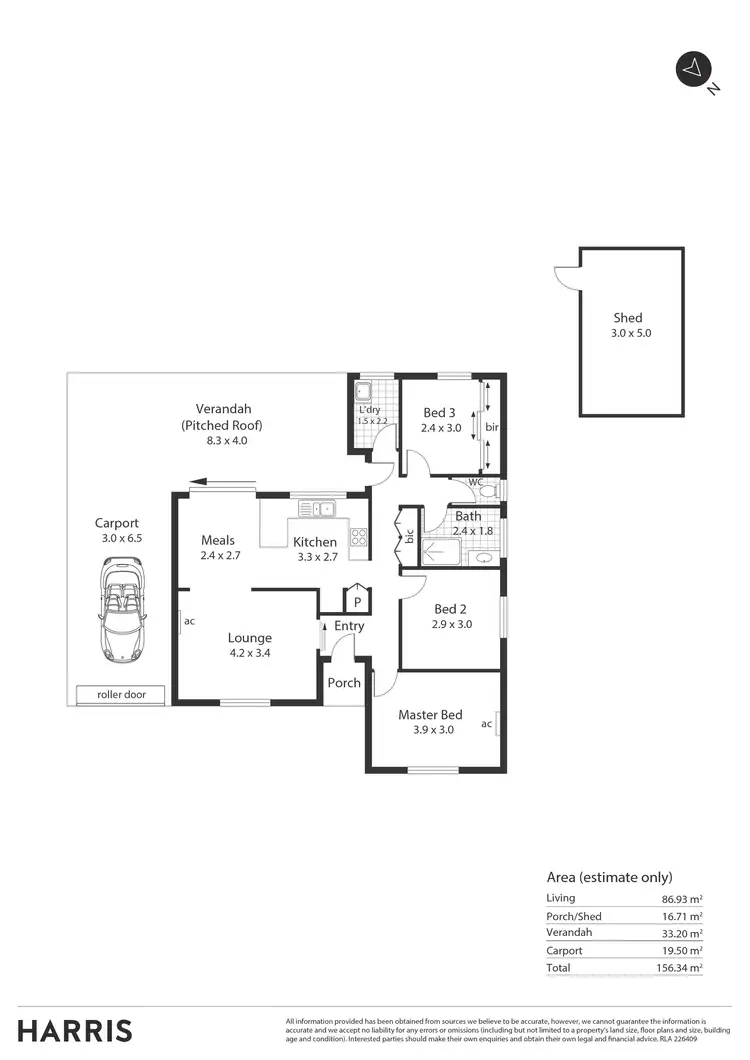 Floorplan of Homely unit listing, 5/30 Ceafield Road, Para Hills West SA 5096
