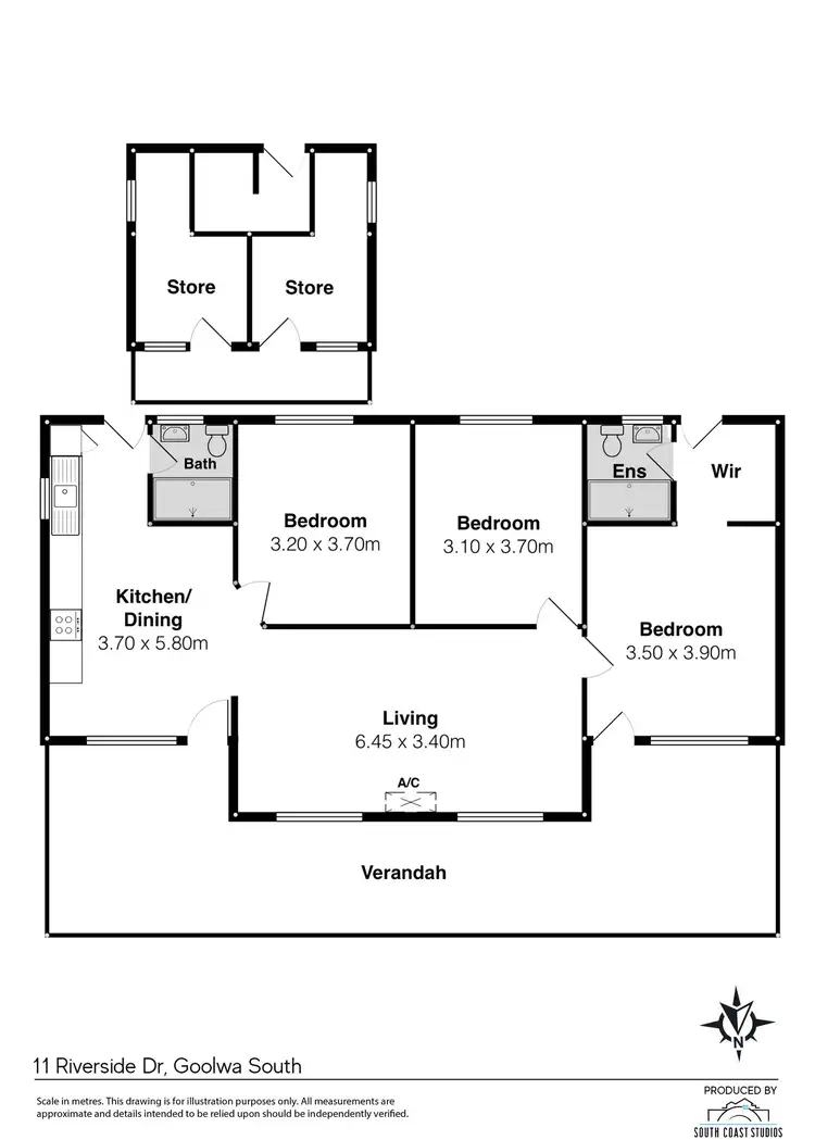 Floorplan of Homely house listing, 11 Riverside Drive, Goolwa South SA 5214