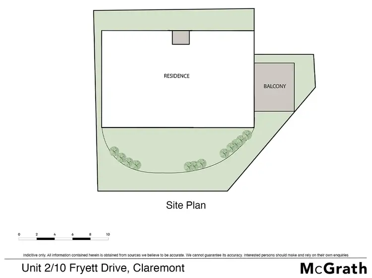 Floorplan of Homely unit listing, 1&2/10 Fryett Drive, Claremont TAS 7011