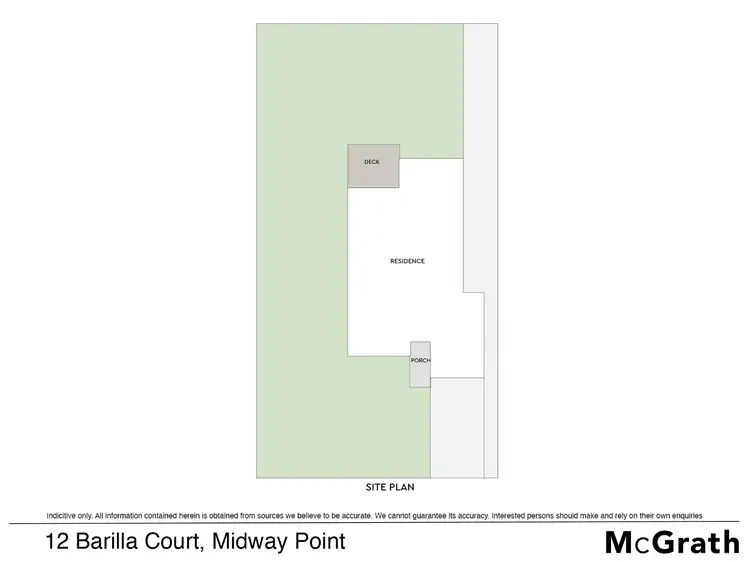 Floorplan of Homely house listing, 12 Barilla Court, Midway Point TAS 7171