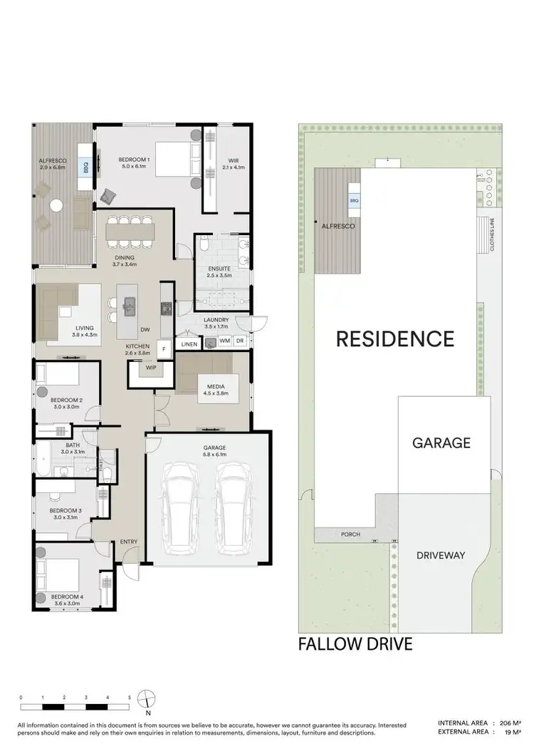 Floorplan of Homely house listing, 20 Fallow Drive, Cumbalum NSW 2478