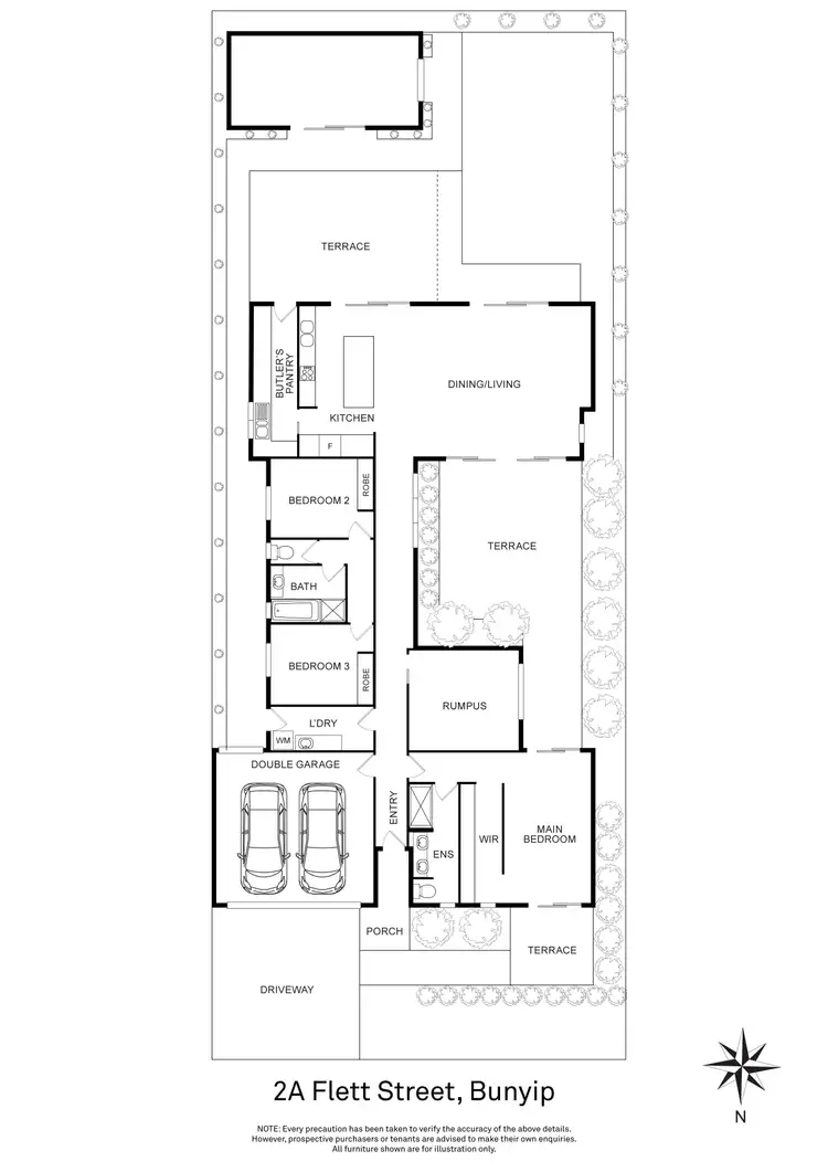 Floorplan of Homely house listing, 2A Flett Street, Bunyip VIC 3815