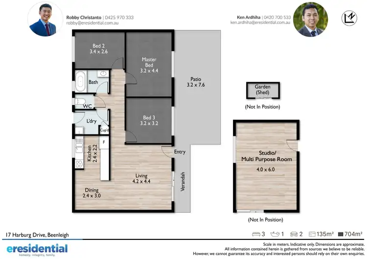Floorplan of Homely house listing, 17 Harburg Drive, Beenleigh QLD 4207
