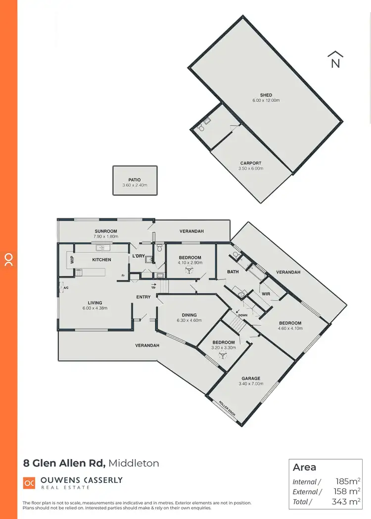 Floorplan of Homely house listing, 8 Glen Allen Road, Middleton SA 5213