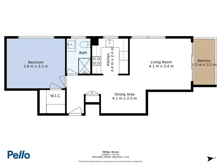 Floorplan of Homely unit listing, 9/9 Cowdroy Avenue, Cammeray NSW 2062