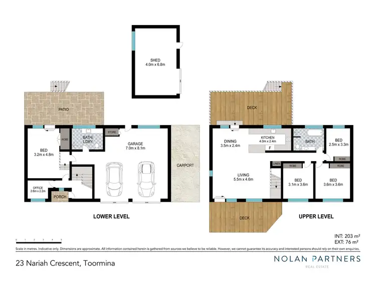 Floorplan of Homely house listing, 23 Nariah Crescent, Toormina NSW 2452