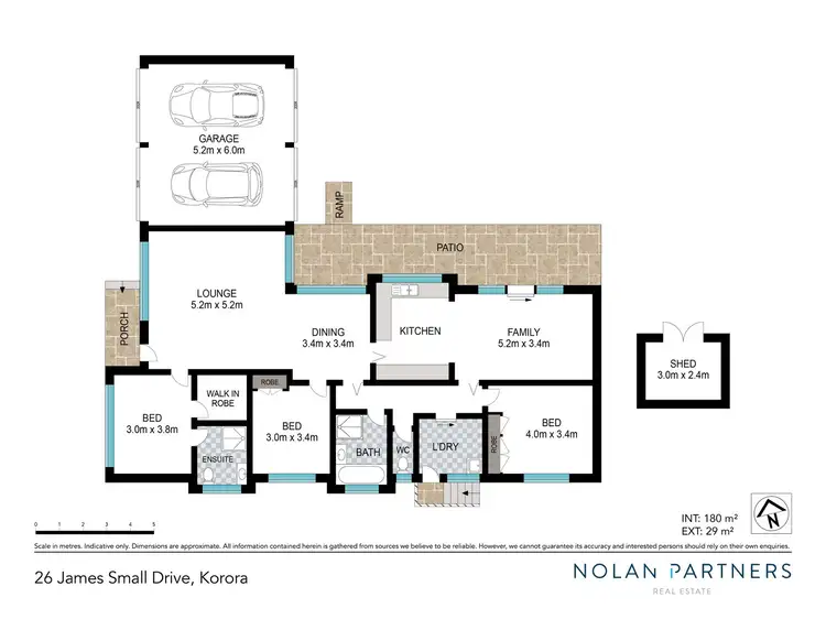 Floorplan of Homely house listing, 26 James Small Drive, Korora NSW 2450