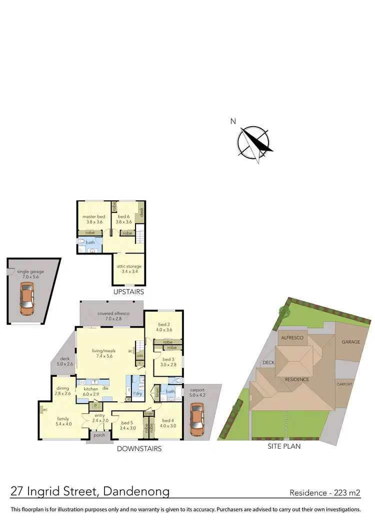 Floorplan of Homely house listing, 27 Ingrid Street, Dandenong VIC 3175