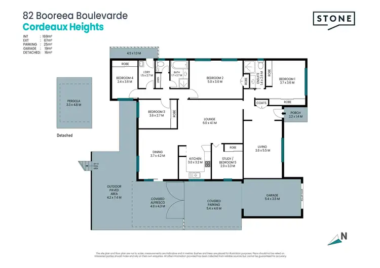 Floorplan of Homely house listing, 82 Booreea Boulevarde, Cordeaux Heights NSW 2526