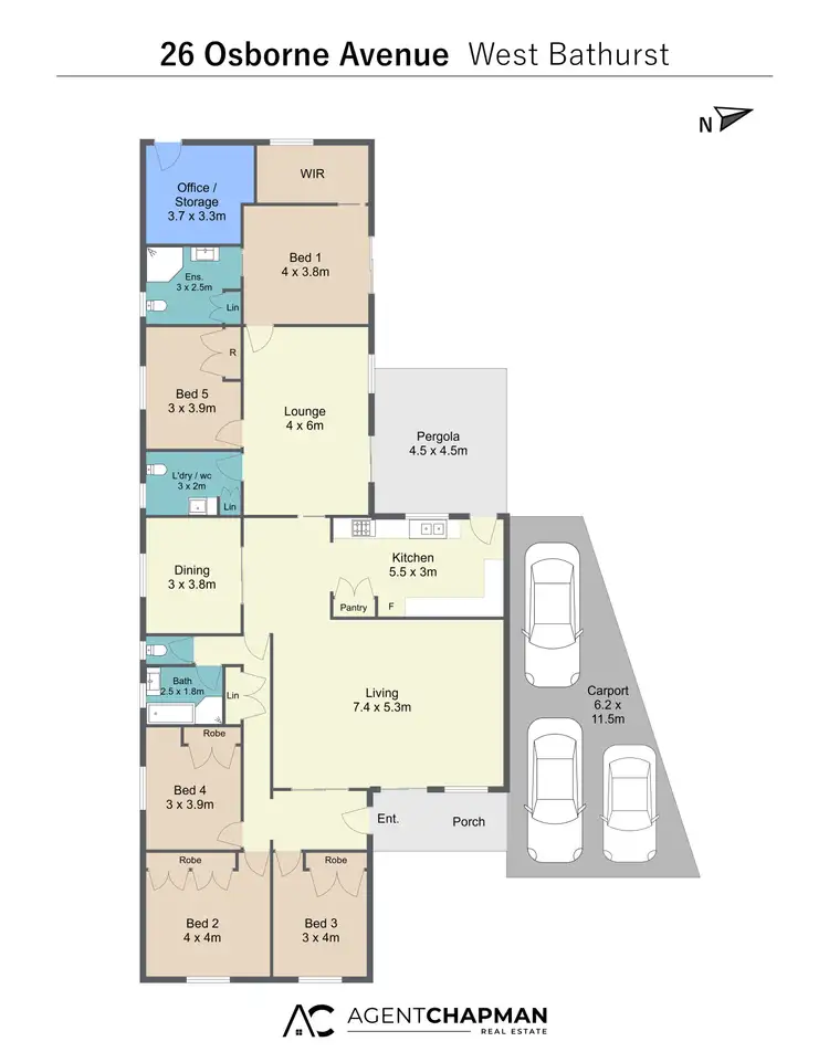 Floorplan of Homely house listing, 26 Osborne Avenue, West Bathurst NSW 2795