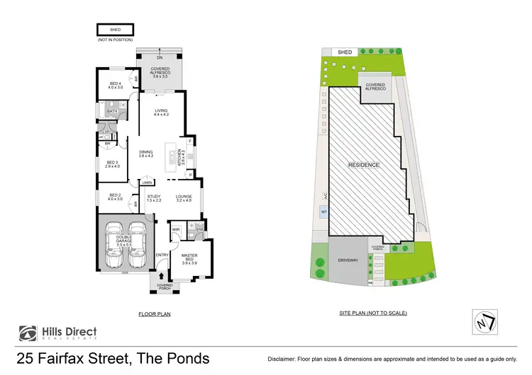 Floorplan of Homely house listing, 25 Fairfax Street, The Ponds NSW 2769