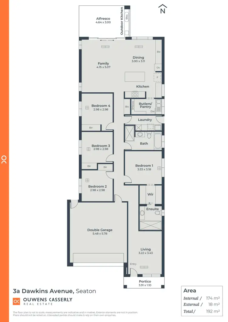 Floorplan of Homely house listing, 3 Dawkins Avenue, Seaton SA 5023