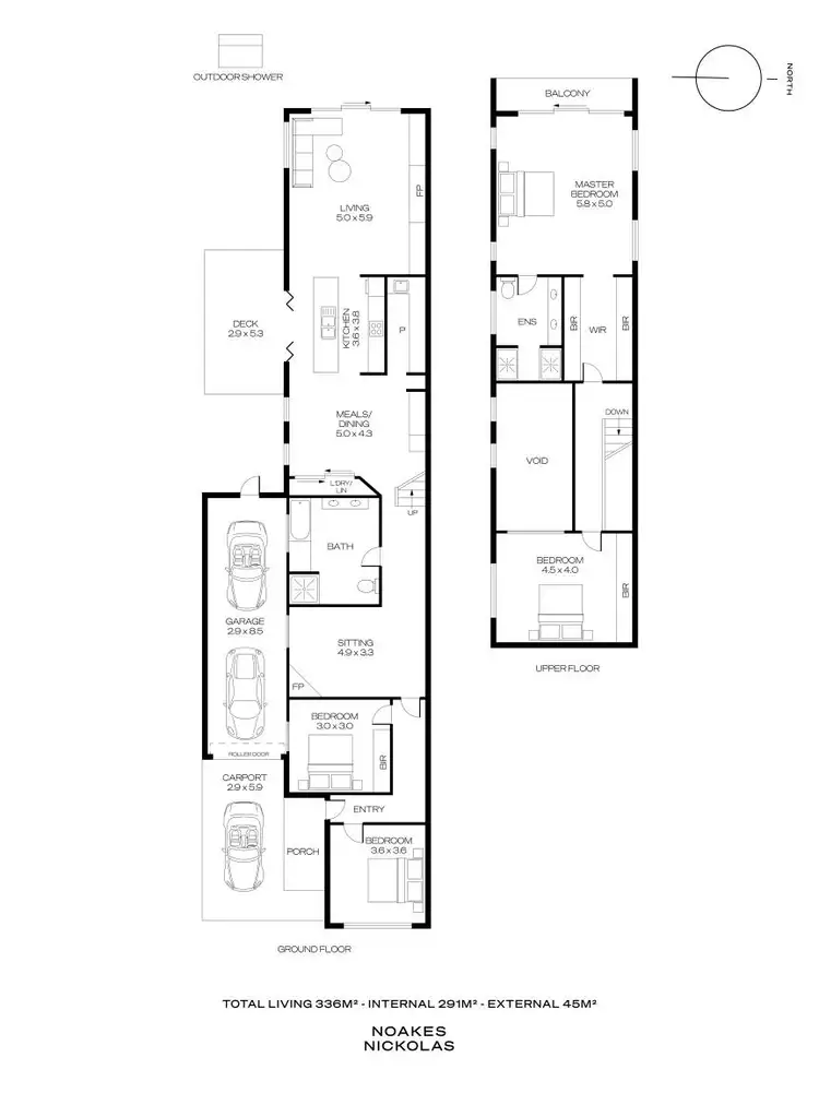 Floorplan of Homely house listing, 18A Scarborough Street, Somerton Park SA 5044